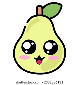 pictures of fruit with happy emotions that are suitable for inviting children to like eating fruit