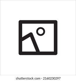 Pictures line icon. linear style sign for mobile concept and web design. Pictures outline vector icon. Symbol, logo illustration. Pixel perfect vector graphics