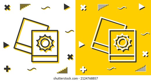 pictures line icon. Simple outline style.pictures linear sign. Vector illustration isolated on white background. Editable stroke EPS 10