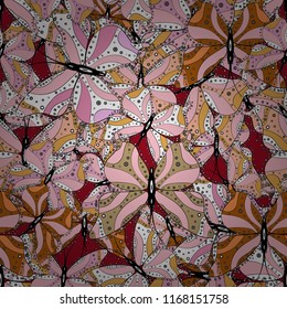 Pictures in neutral, white and black colors. Background for fabric, textile, print and invitation. Watercolor abstract bright pattern butterfly wings, retro colors.