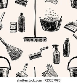 Pictures on the theme of cleaning