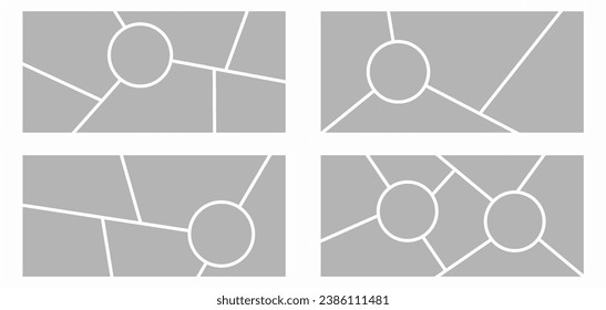 Pictures or photos frame collage abstract photo frames and digital photo wall template