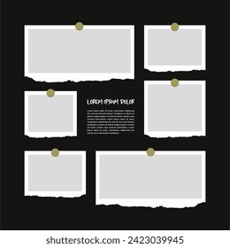 Pictures or photos frame collage abstract photo frames and digital photo wall template
