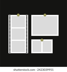 Pictures or photos frame collage abstract photo frames and digital photo wall template