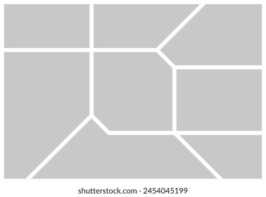 Pictures or photos frame collage abstract photo frames and digital photo wall template