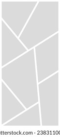 Pictures or photos frame collage. comics page grid layout abstract photo frames and digital photo wall template