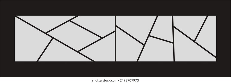 Pictures or photos frame collage. comics page grid layout abstract photo frames and digital photo wall template