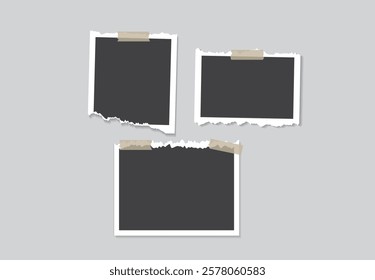 Pictures or photos frame collage comics page grid layout abstract photo frames