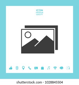 Pictures symbol icon