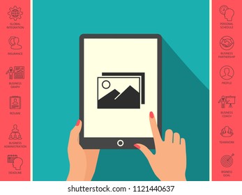 Pictures symbol icon