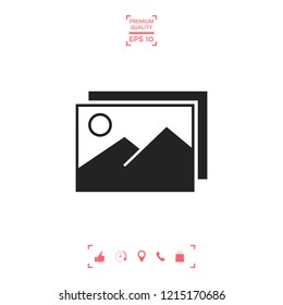 Pictures symbol icon
