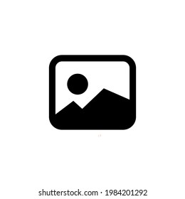 Icono de vector de imágenes, icono de vector de imagen