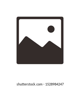 Pictures vector icon, image vector icon illustration