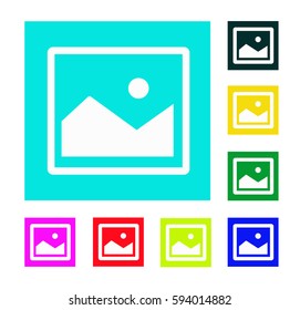 Pictures vector icons, image vector icons