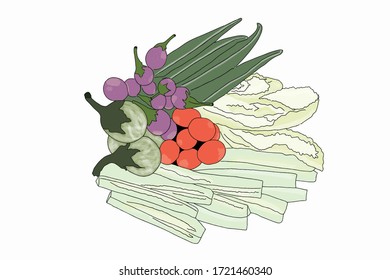 Pictures of vegetable gardens and healthy food