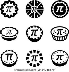 pi-day, pi, pie, 314,pi-sign, icon, math, liiustration