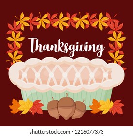 pie apple of thanksgiving day