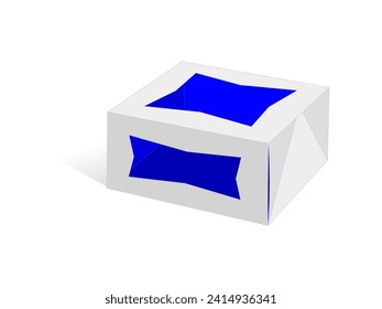 Pie Box,  3d box, Vector File