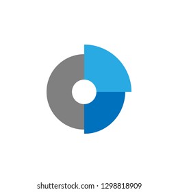 Pie card and analytics icon. Element of user interface icon for mobile concept and web apps. Detailed Pie card and analytics icon can be used for web and mobile