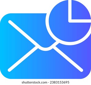 pie cart gradient icon illustration vector