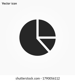 Pie cart icon vector eps 10