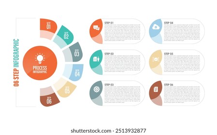 Pie chart with 10 to 04 steps. Colorful diagram collection with Circle icons for infographic, business presentation. Vector illustration.