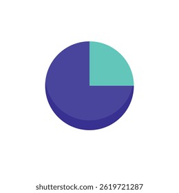 Pie Chart 3D. Stock Illustration. Stroke Editable. Icon for Web and Apps - Powered by Shutterstock - Get 15% off with code: PIKWIZARD15