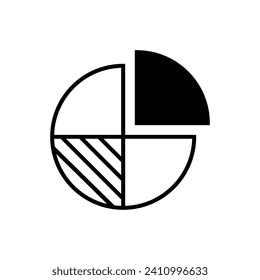 gráfico circular gráfico gráfico gráfico gráfico icono de negocio