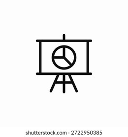pie chart analysis icon sign vector