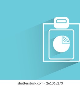 pie chart, analysis report, flat and shadow theme