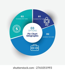 Pie Chart Business and Financial Presentation Template