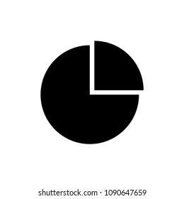 pie chart - business icon vector
