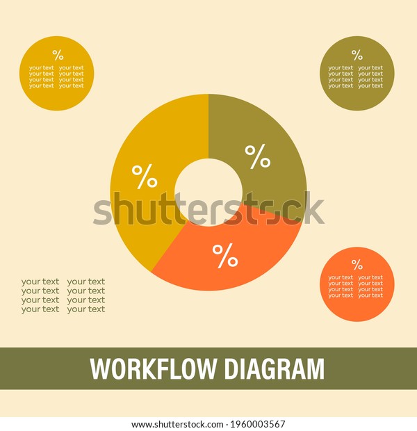 Pie chart. A circle divided into sectors as a
percentage. Infographics for business concept. Can be used for
presentations banner, workflow layout, process diagram, flow chart,
info graph