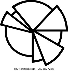 pie chart data analysis analysis analytics data business report chart 5849
