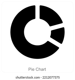 Pie Chart and diagram icon concept