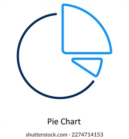 Pie Chart and diagram icon concept