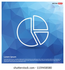 Pie chart diagram icon - Free vector icon