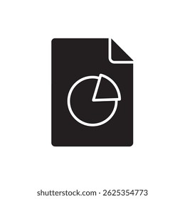 Pie Chart Growing from Document Representing Business Growth and Data Analysis
