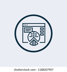 Pie chart icon 