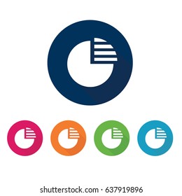 Pie chart icon.