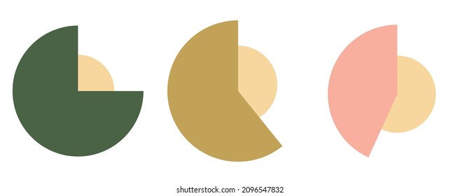 icono de gráfico circular para todos los fines