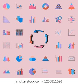 pie chart icon. Charts & Diagramms icons universal set for web and mobile