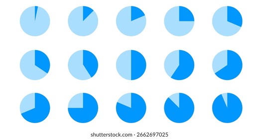 Ícone do gráfico de pizza. Ícone do gráfico de círculo