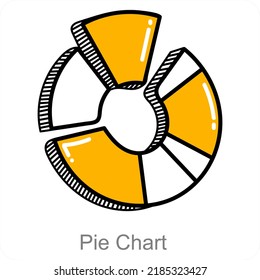 Concepto De Icono De Gráfico Y Gráfico