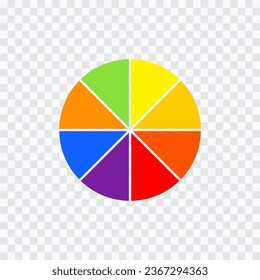 pie chart icon for data and analysis