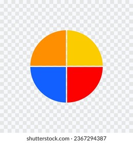pie chart icon for data and analysis