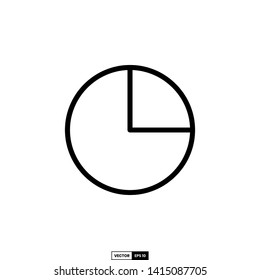 pie chart icon, design inspiration vector template for web design or mobile app