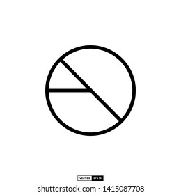 pie chart icon, design inspiration vector template for web design or mobile app
