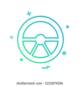 Pie chart icon design vector