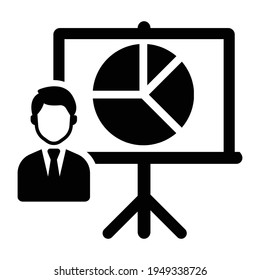 pie chart icon design vector